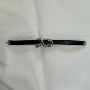 John Hardy Legend NAGA DRAGON Sterling Silver and leather bracelet